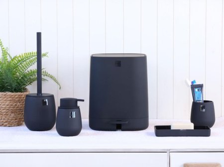 طقم اكسسوارات حمام VIBE  black 5 PCs - 19834135