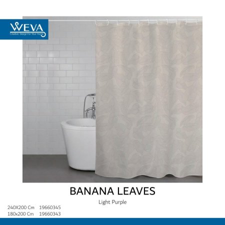 ستارة حمام طبقة BANANA LEAVES  SHOWER 180×200 - 19660343