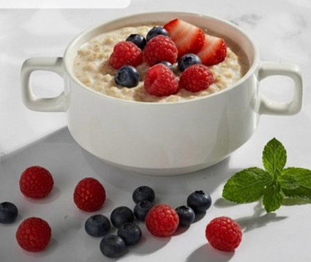 طقم زبادي شوربة / كورن فلكس مع يدين - عدد 4