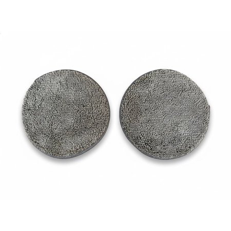 مجموعة من قطعتين من وسادات المايكروفايبر البديلة، مناسبة لممسحة سبين سبا